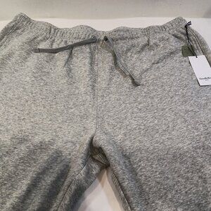 Goodfellow & CO Men's Tapered Fleece Jogger Pants Cement Gray, XXLarge